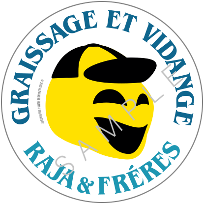 B:殺人鬼バックプリントステッカー